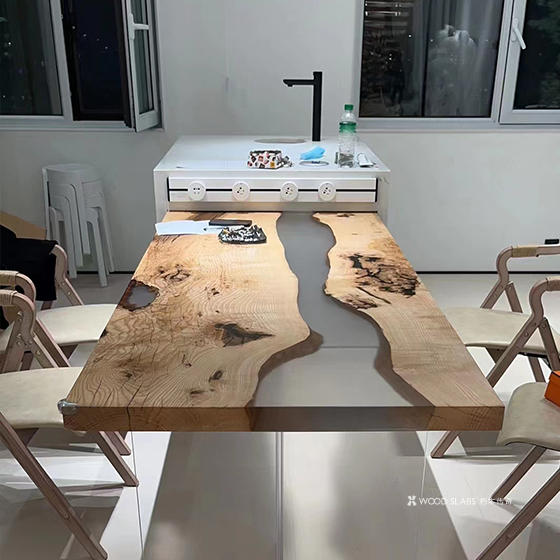 岛台餐桌+一枚板